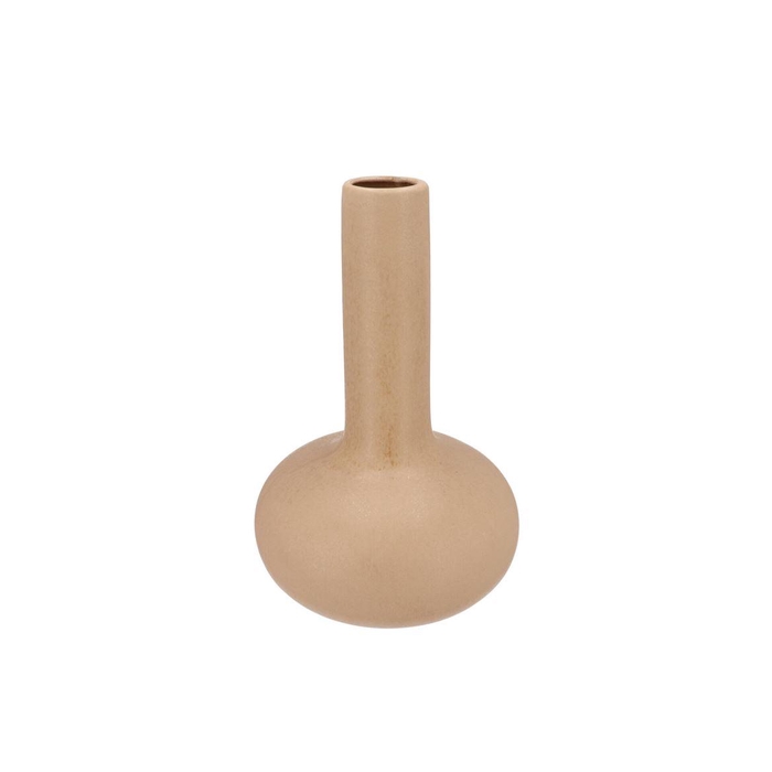 <h4>Dana Sand Brown Vase Long Neck 29x29x44cm</h4>