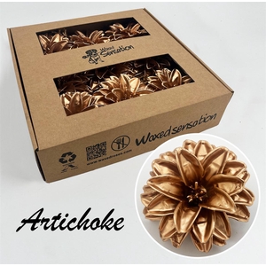 Zijde Artisjok Zijde Wx Metallic Koper