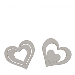 Valentijn Deco hart hout d4cm x24