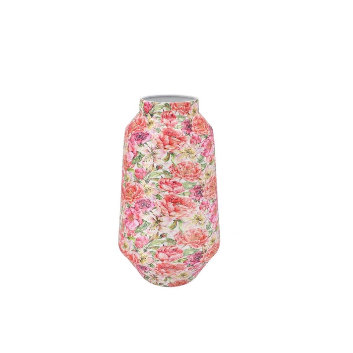 <h4>April Flower Pink Vase Flower Iron 26x26x46cm</h4>