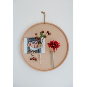 Wall Board Mtl+Glass Vase+Magn