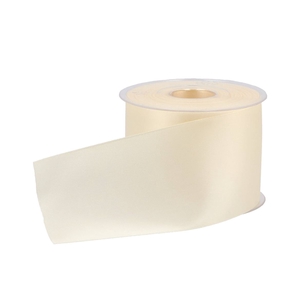 Ribbon Grave Double Satin 61 Ivory 77mmx25m P/1