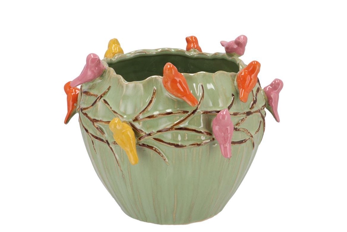 <h4>Bird Pot Pistache 26x26x20cm</h4>