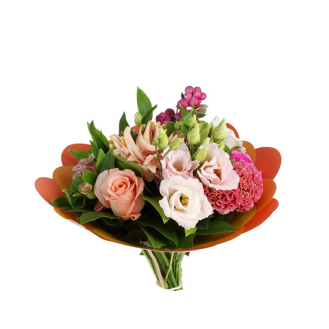 <h4>Bouquet holder Petal Ø32cm orange 10pce/bundle</h4>