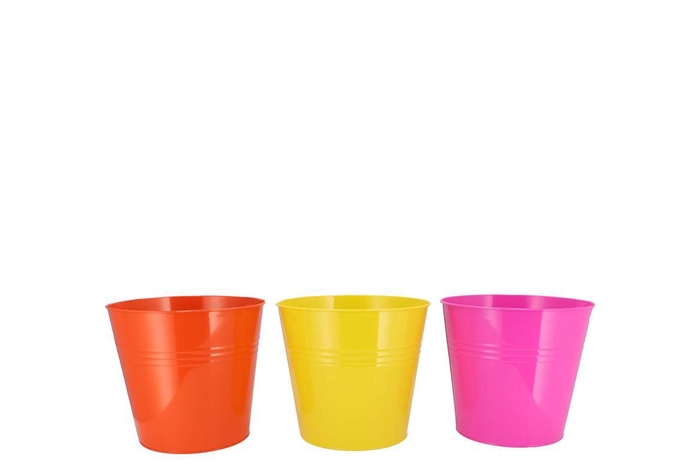 <h4>Zinc Dutch Orange Mix Bucket Basic Ass 15x14x11cm</h4>