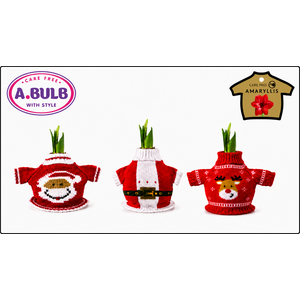 A.BULB with Style - 32cm Christmas Red Mix