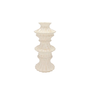 Maysa Offwhite Vase Tower 19x19x40cm