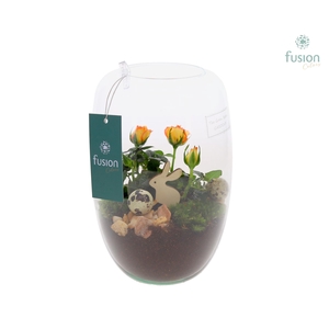 Green Bottle Isabella Small Pasen met arrangement