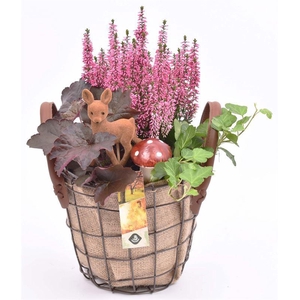 Gaasmand met jute 18cm
