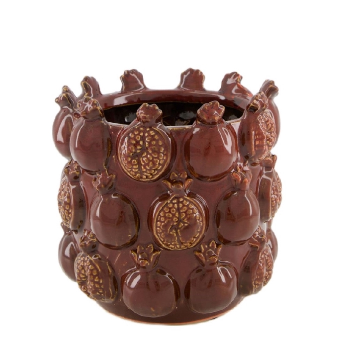 <h4>Keramiek Exclusief Pomegranate pot d18*17cm</h4>