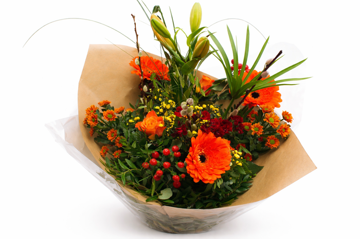 Boeket etage nieuw Oranje