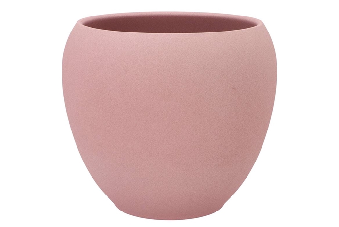 <h4>Vinci Pink Flower Pot 28x24cm</h4>