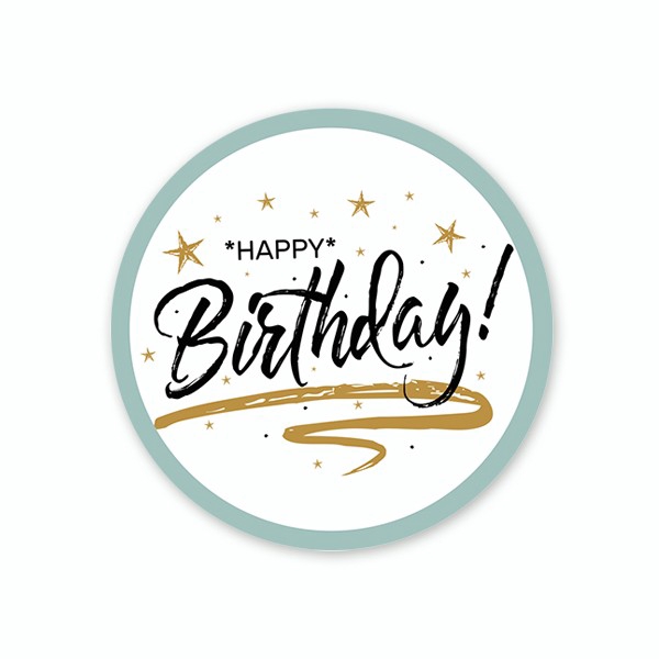 <h4>Labels Sticker 40mm x100 Hap.Birthday</h4>