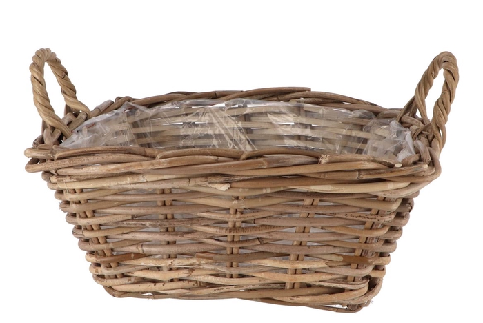 <h4>Rattan Ivy Pot Square 35x15cm</h4>