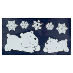 DF12-JC-20440 - Sticker polar bears 24x44,5cm