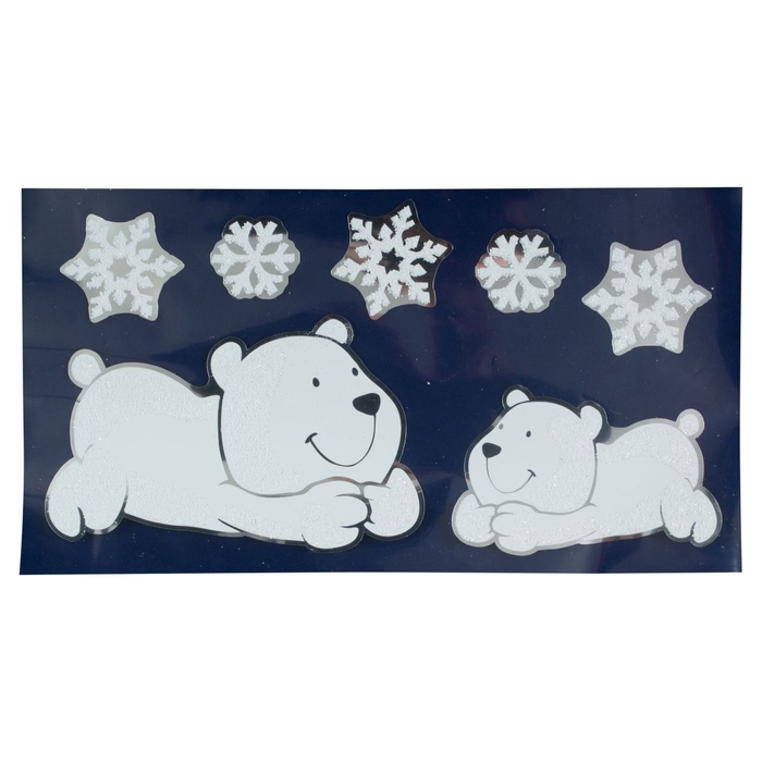 <h4>DF12-JC-20440 - Sticker polar bears 24x44,5cm</h4>