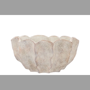 Alaska Wavy Sand Bowl 25x25x13cm