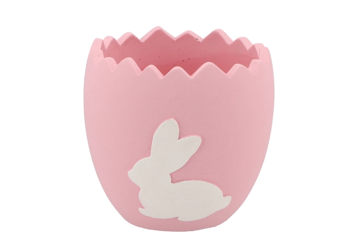 Easter Rabbit Pot Pink 14,5x14,5x14cm Nm