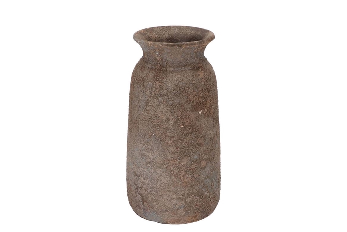 <h4>Bali Indonesian Grey Vase 16x30cm</h4>