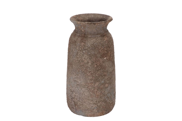 <h4>Bali Indonesian Grey Vase 16x30cm</h4>