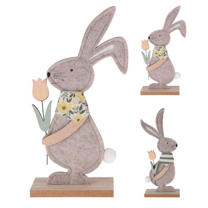 <h4>Easter Deco rabbit d10/5*25cm</h4>