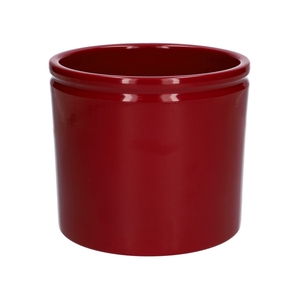 DF03-885097075 - Pot Lucca1 d19.4xh17.6 winered shiny