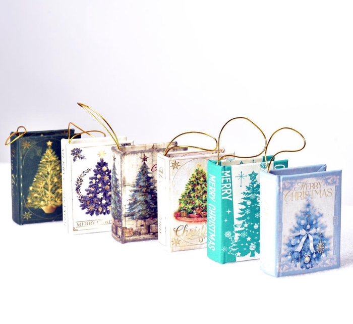 <h4>Books Hanging 9,5x7cm  Mix/6 3</h4>