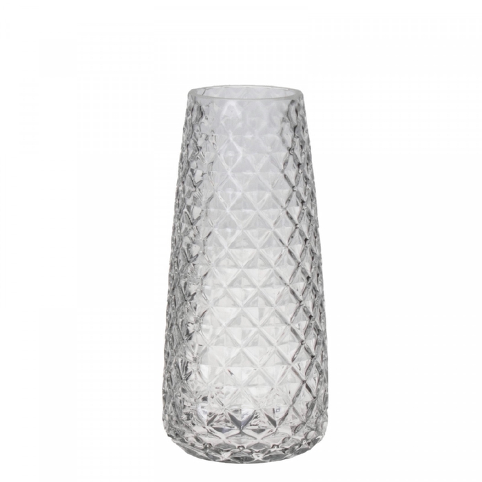Glass Gemma vase d06/10*21cm