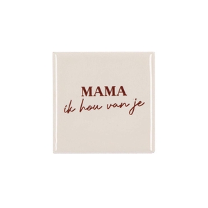 Tile Mama Ik Hou Van Je Natural 10x10x1cm
