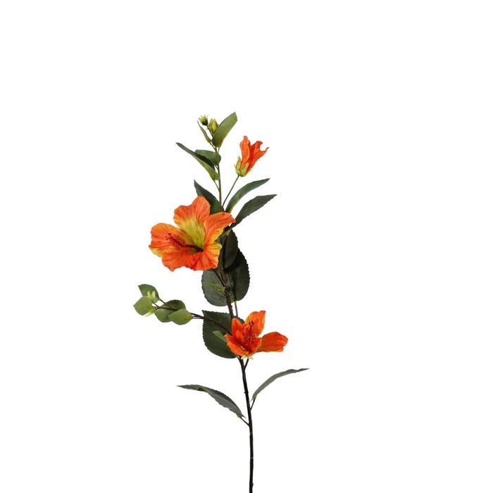 Kunstbloemen Hibiscus 81cm