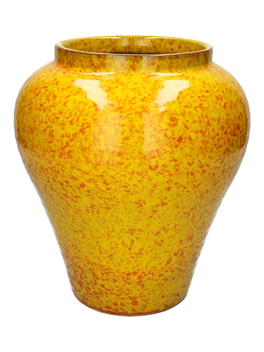 <h4>DF03-740864400 - Vase Risa d14.5/20xh20 yellow</h4>