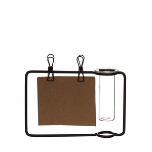 Glas Frame+1buis d02.5*6cm