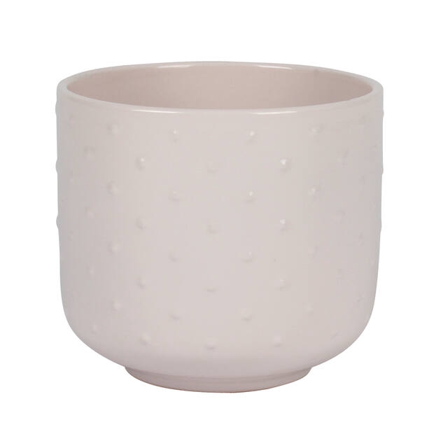 <h4>Pot Baku ceramics Ø13xH12cm cream pink</h4>