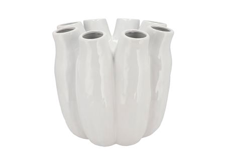 <h4>Luna White Tube Vase 24x24cm Nm</h4>