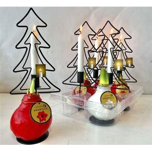 Bloembol Hipp + Metal Candle Tree
