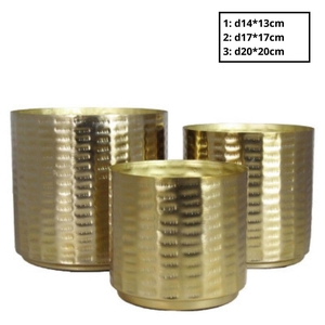 Homedeco Patras pot S/3 d20*20cm