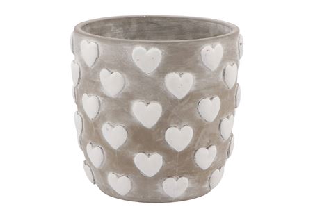 <h4>Love Amore Single White Pot Ass P/1 17x17x16cm Nm</h4>