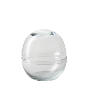 Glass Cloche+bowl d17*17cm