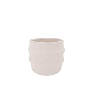 Cascais White Pot 13x13x12cm