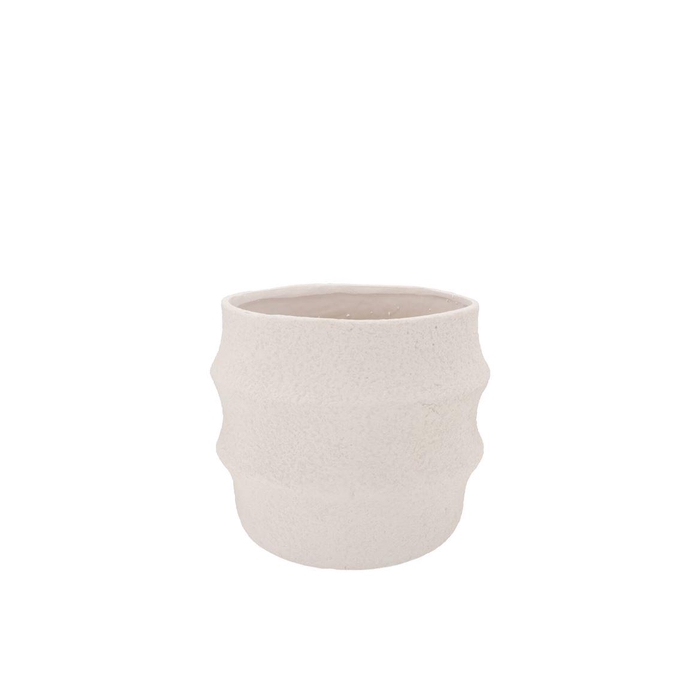 <h4>Cascais White Pot 13x13x12cm</h4>