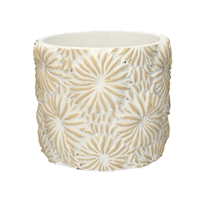 DF03-741272067 - Pot Filora d18.5xh16 cream