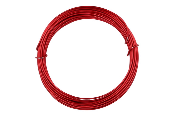 <h4>Wire Aluminum 100gr 12mx2mm Red</h4>