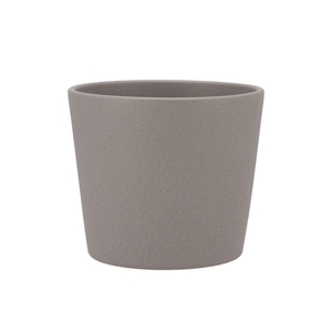 Ceramic Grey Structure Pot 15x13,5cm
