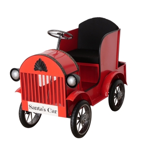 /Decorative object Chevy, Car, with stand, H 80 cm, Iron powder coated iron powder coated red