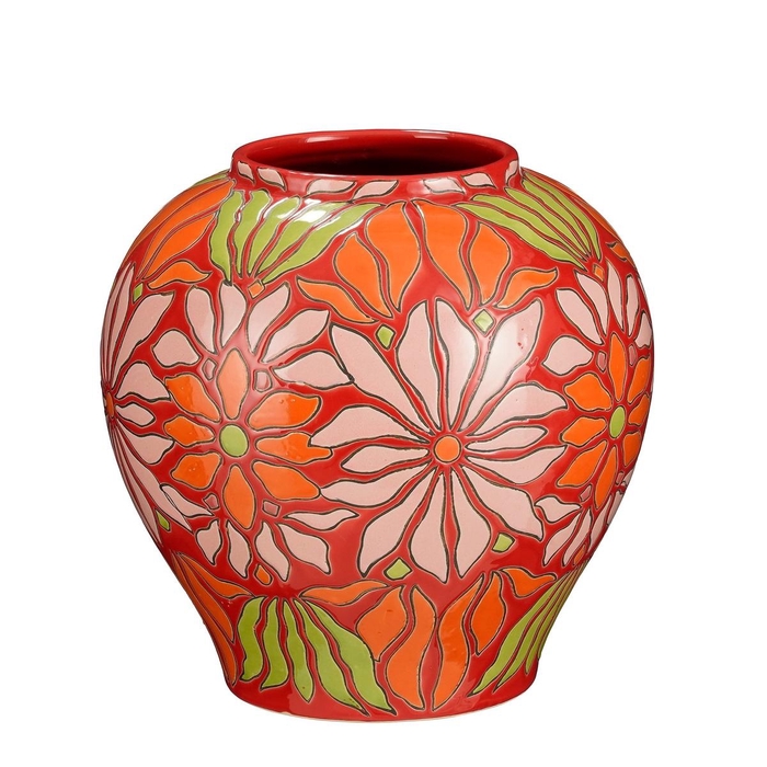 <h4>Keramiek Exclusief Isabelle vaas d28*28cm</h4>