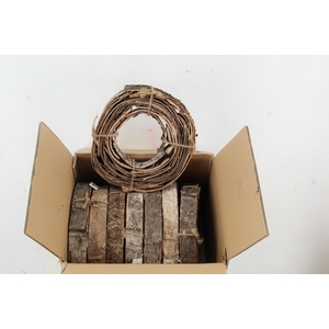 Birch Bark Roll Natural 28x4cm