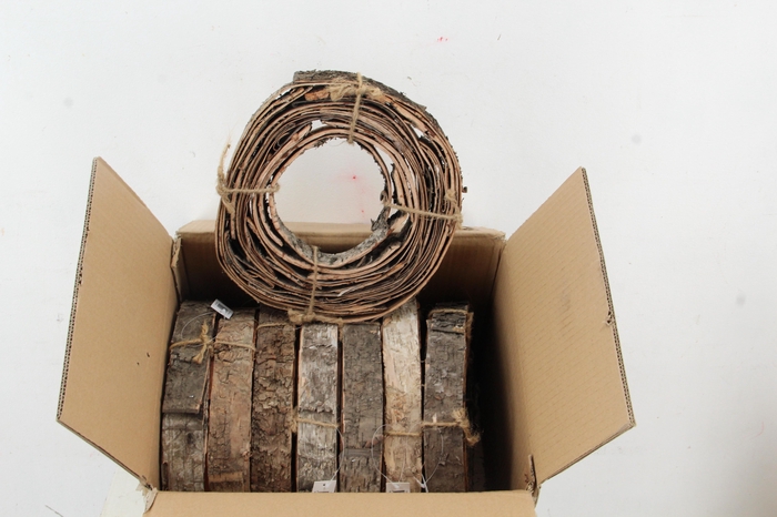 <h4>Birch Bark Roll Natural 28x4cm</h4>