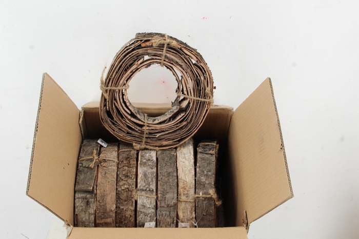 <h4>Birch Bark Roll Natural 28x4cm</h4>