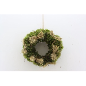 Wr Moss With Straw 30cm Natural