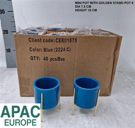 <h4>Keramiek Pot Blue Fancy H10 D7.5</h4>